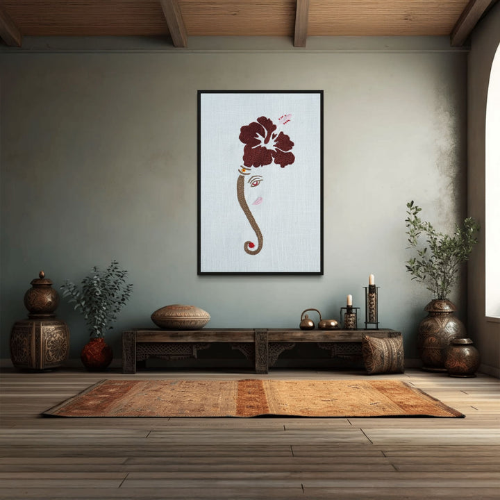 Home DecorGajavakra: Trunk of the Elephant Wall art UnframedVenusFlourish Planet