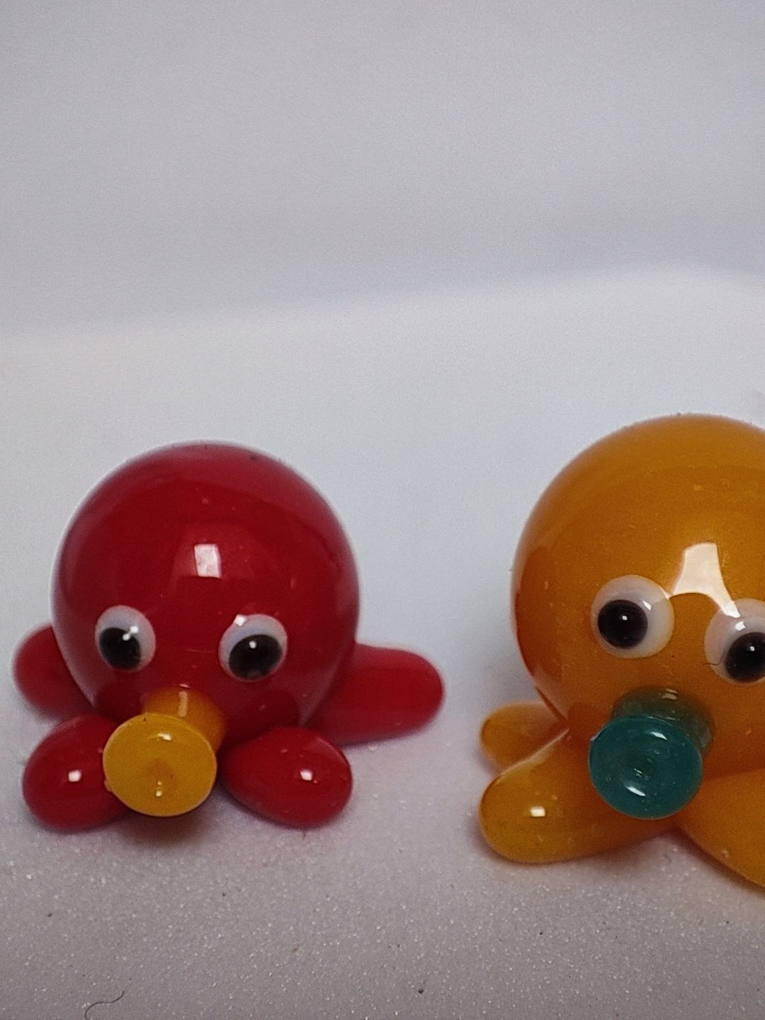 Home DecorGlass Baby Octopus Set of 2 (Miniature Figurines)Six Brothers Glass ArtistFlourish Planet