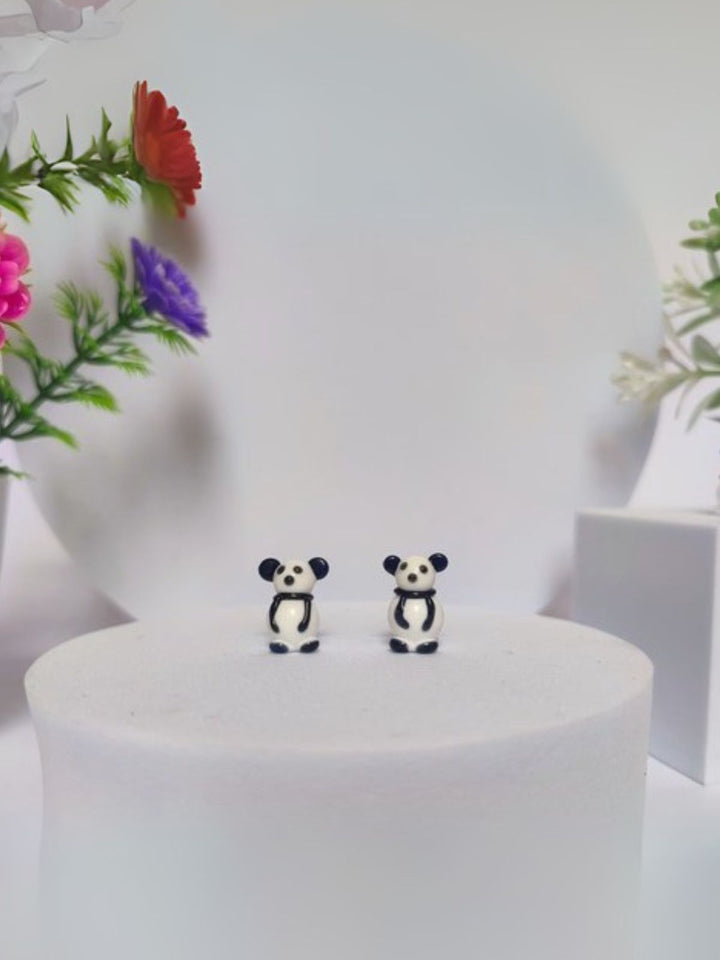Home DecorGlass Baby Panda - Set of 2 (Miniature Figurines)Six Brothers Glass ArtistFlourish Planet