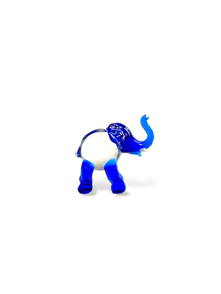 Home DecorGlass Elephant - Blue & WhiteSix Brothers Glass ArtistFlourish Planet