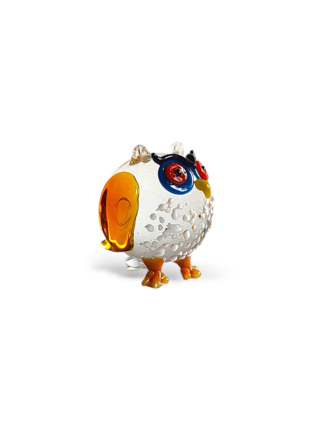 Home DecorGlass Owl - Multicolor FigurineSix Brothers Glass ArtistFlourish Planet