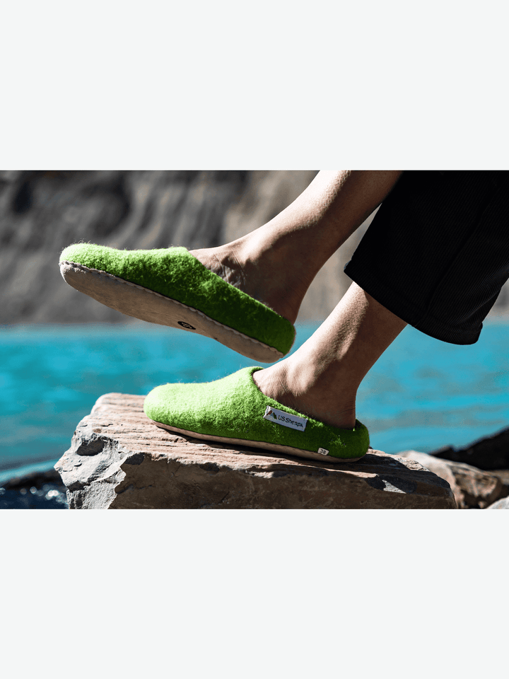 FootwearGreen Sherpa Slippers | 909 SS-4US Sherpa