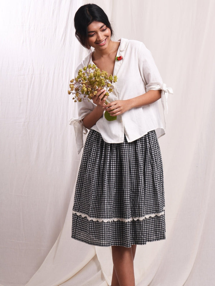 SkirtsGuddi wrap Skirt in Cotton MuslinEarth Route