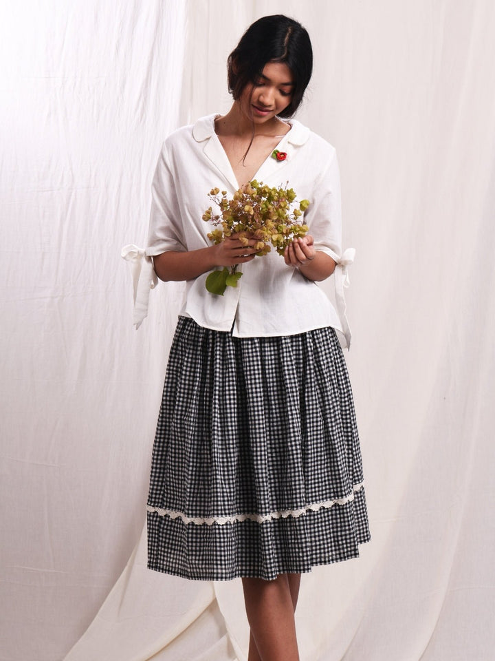 SkirtsGuddi wrap Skirt in Cotton MuslinEarth Route