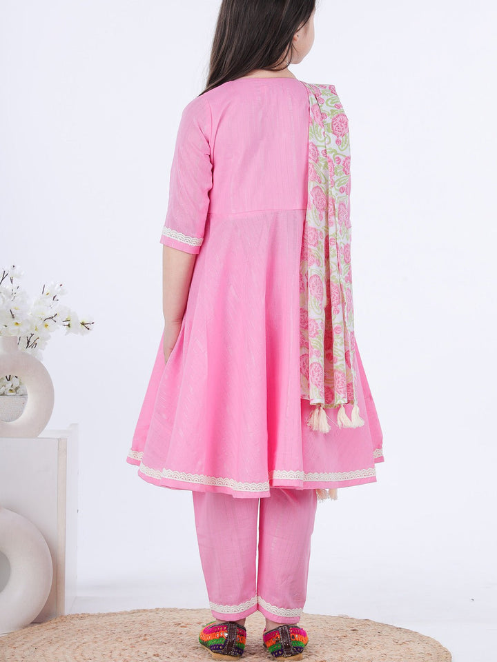 Suits & SetsGulal Angrakha Set PinkKalp