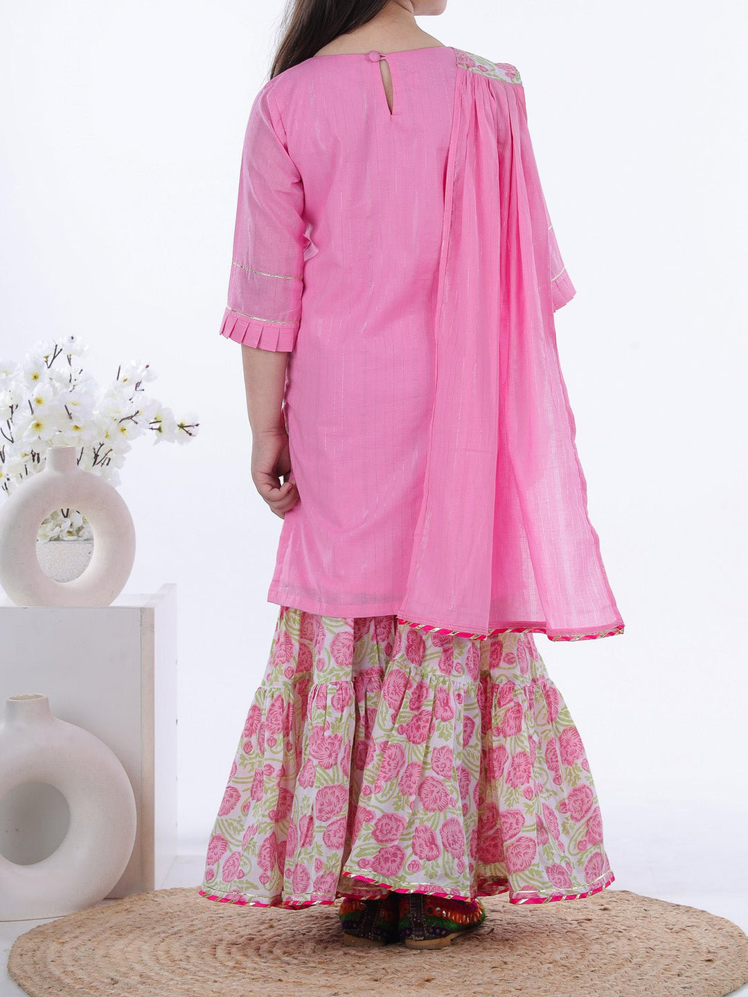 Suits & SetsGulbahar Sharara Set PinkKalp