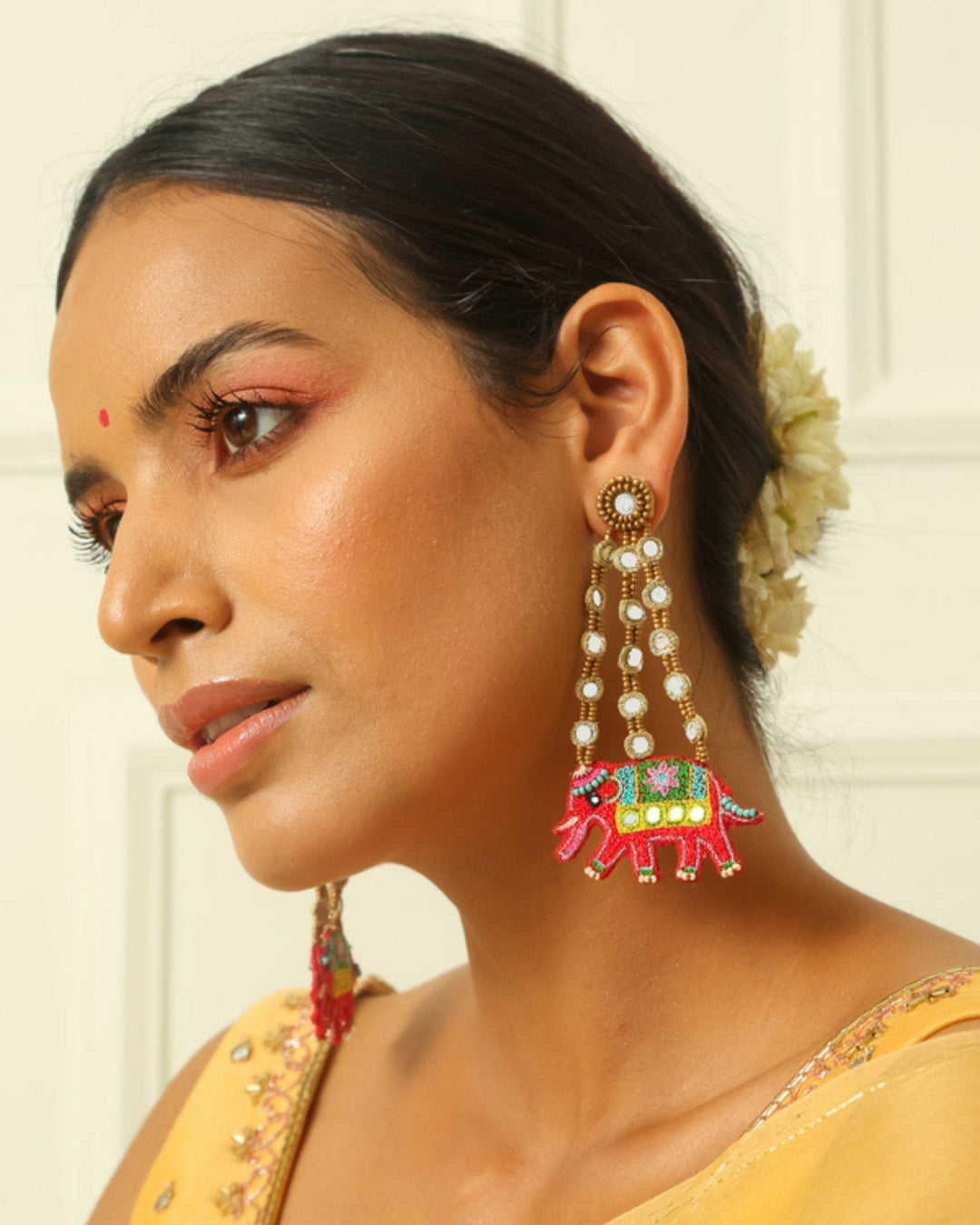 JewelryHaathi EarringsNakhrewaaliFlourish Planet