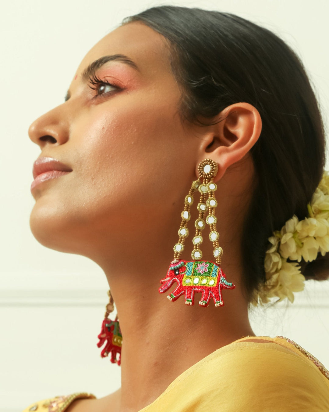 JewelryHaathi EarringsNakhrewaaliFlourish Planet