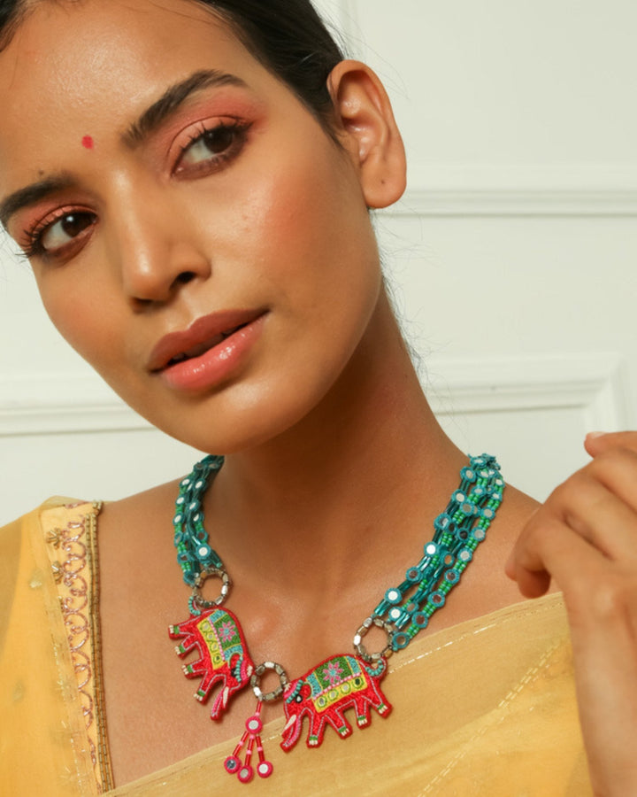 JewelryHaathi Mere Saathi NecklaceNakhrewaaliFlourish Planet