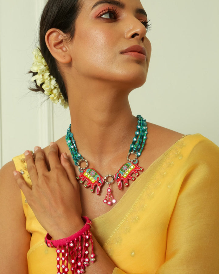 JewelryHaathi Mere Saathi NecklaceNakhrewaaliFlourish Planet