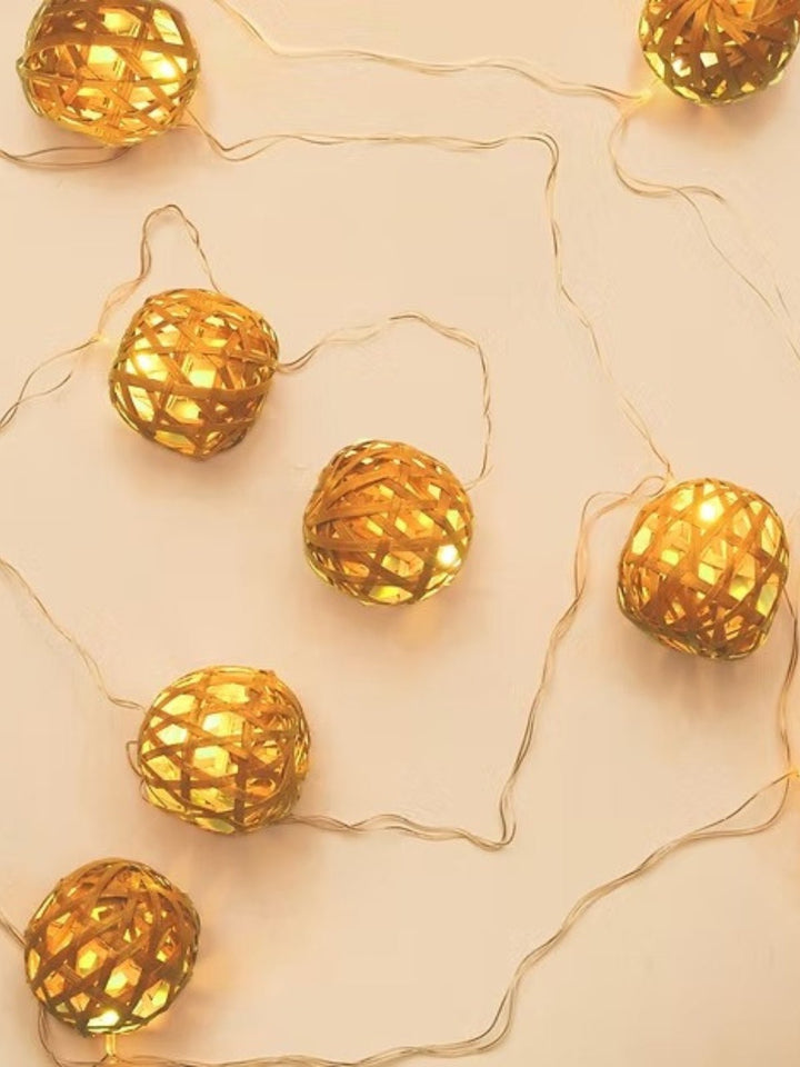 LightingHandcrafted Bamboo String Lights (3 Meter)GreenkraftFlourish Planet