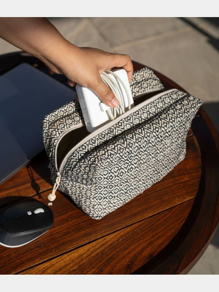 BagsHeera Hand - Woven Wide PouchOne 'O' Eight KnotsFlourish Planet