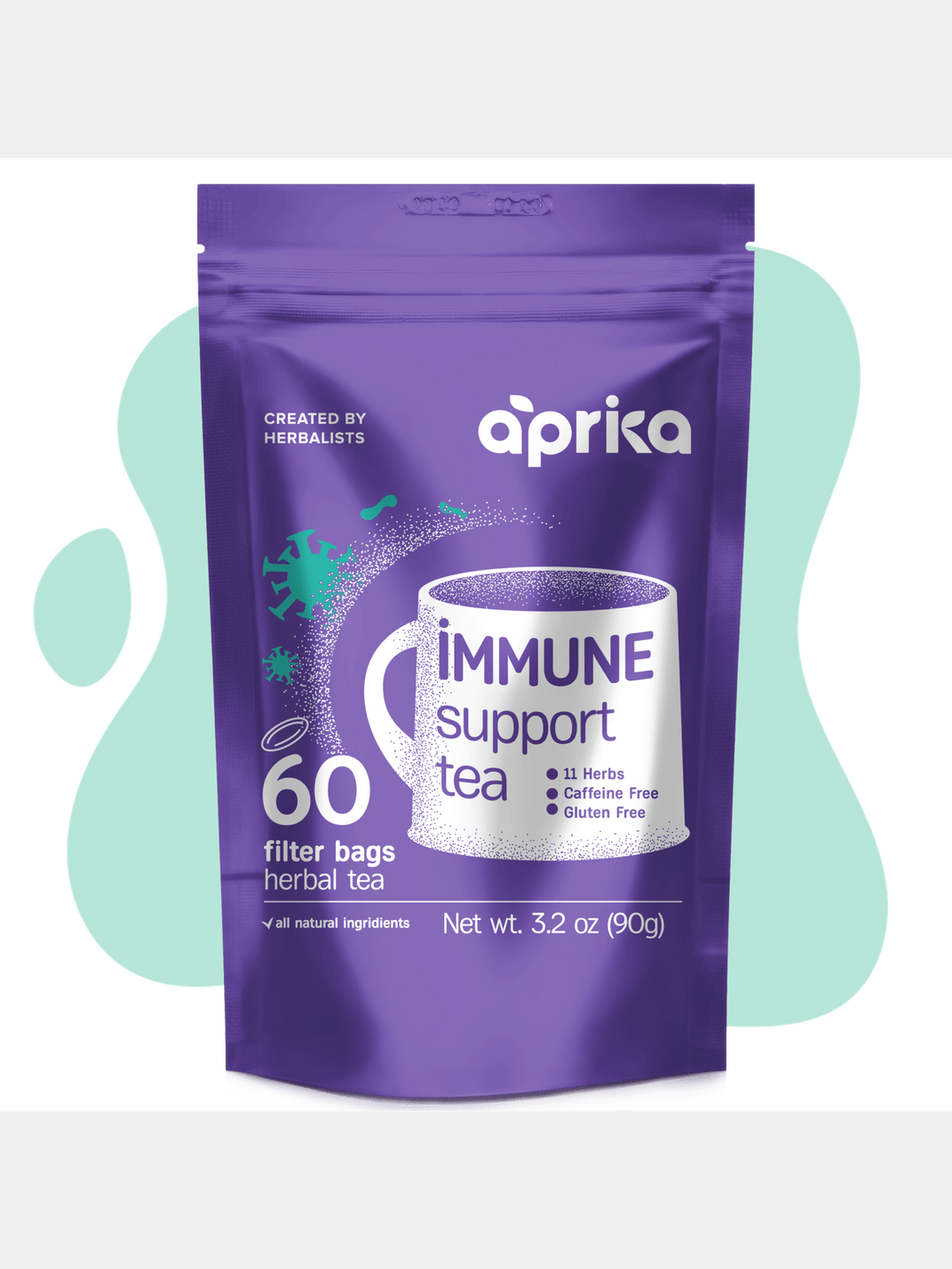 FoodImmune System Support Herbal Tea, 60 BagsAprika Life