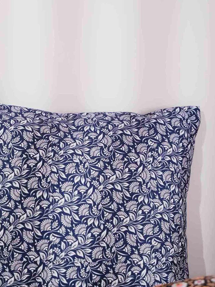 Bed and LivingIndigo Meadows Floral Cushion CoverHome Yarn