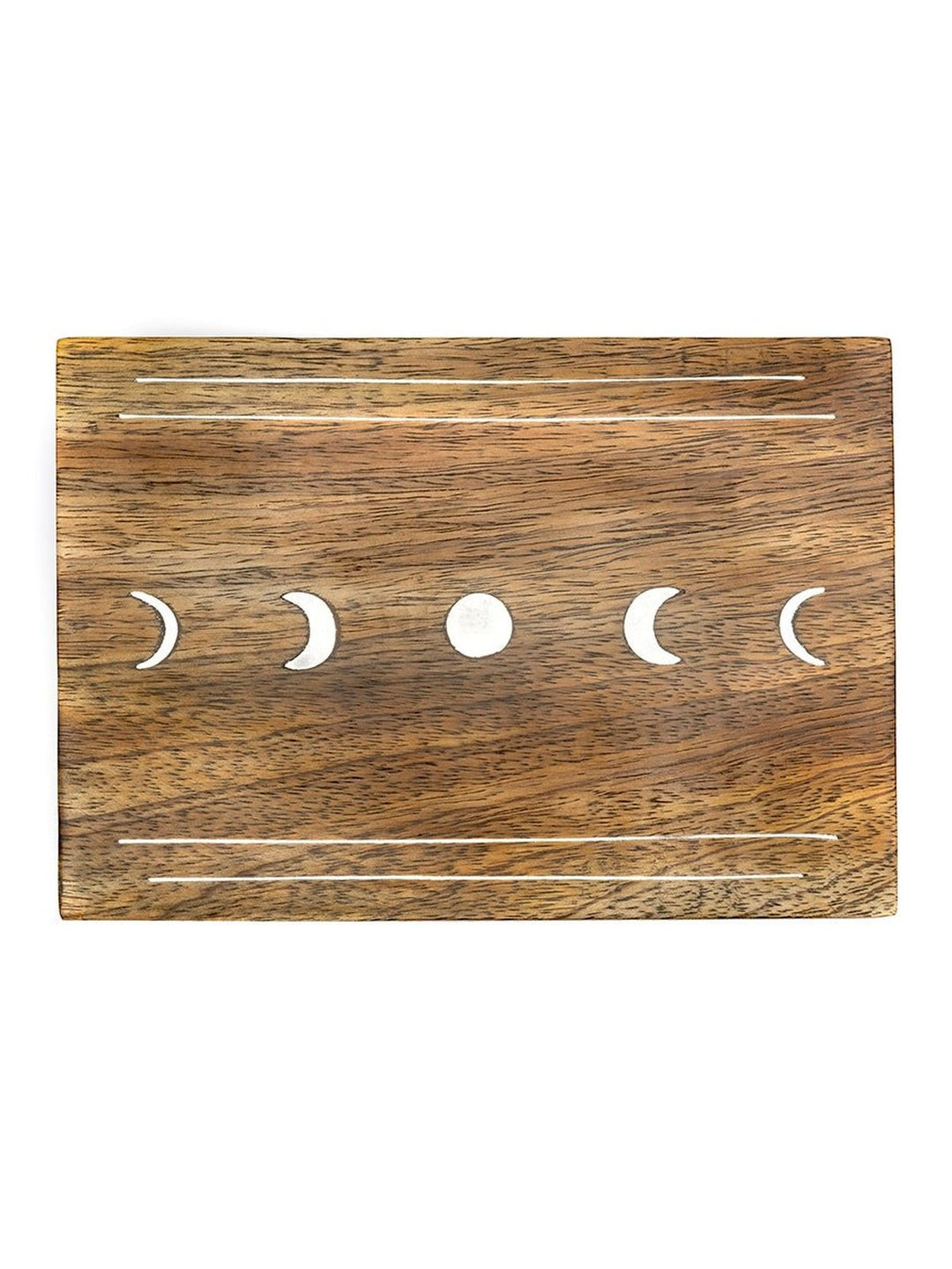 Personal AccessoriesIndukala Moon Phase Jewelry Box With Tray - Wood Brass InlayMatr Boomie