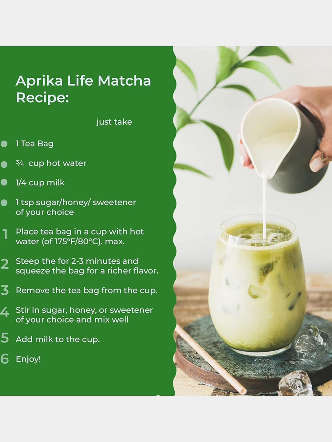 FoodJapanese Matcha Green Tea BagsAprika Life