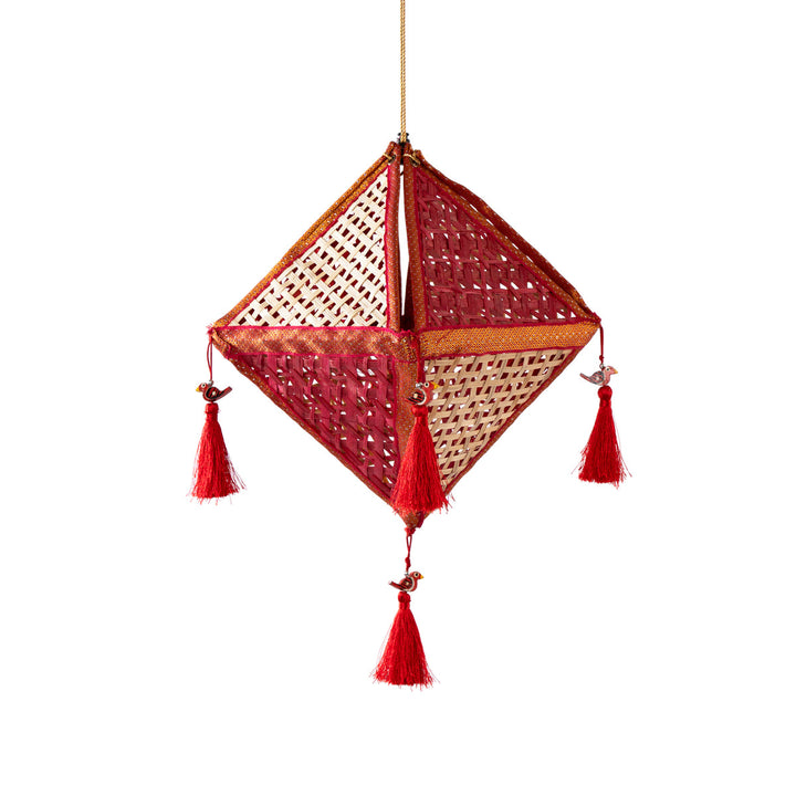 Home DecorJhoomar Handcrafted Bamboo LanternGreenkraftFlourish Planet