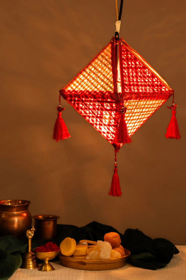 Home DecorJhoomar Handcrafted Bamboo LanternGreenkraftFlourish Planet