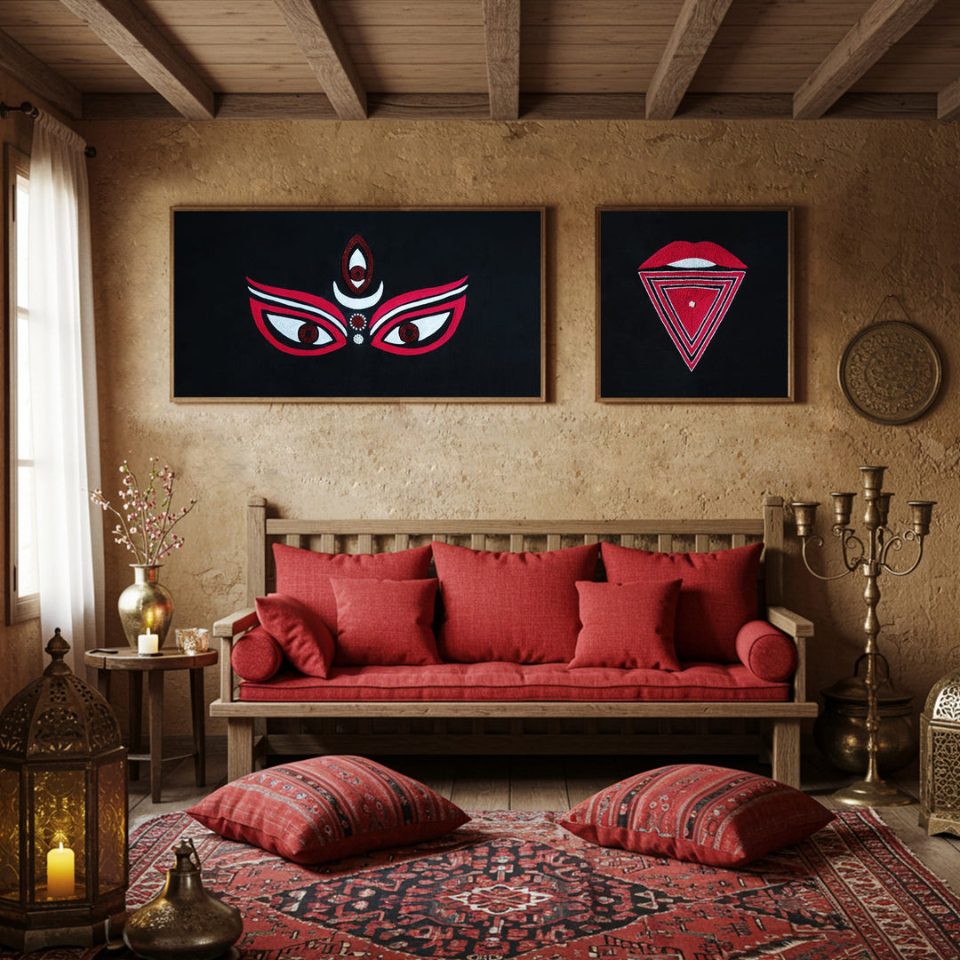 Home DecorJihva: Divine Protection Wall art UnframedVenusFlourish Planet