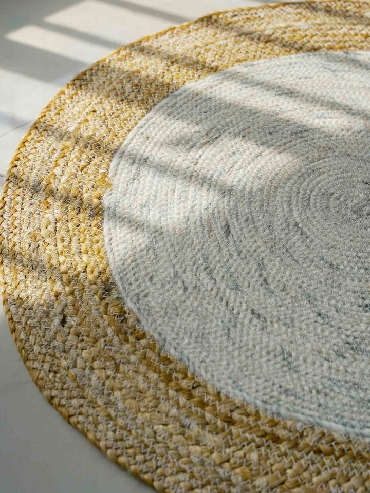 Rugs and CarpetsJute Harmony Braided Loops RugHome Yarn