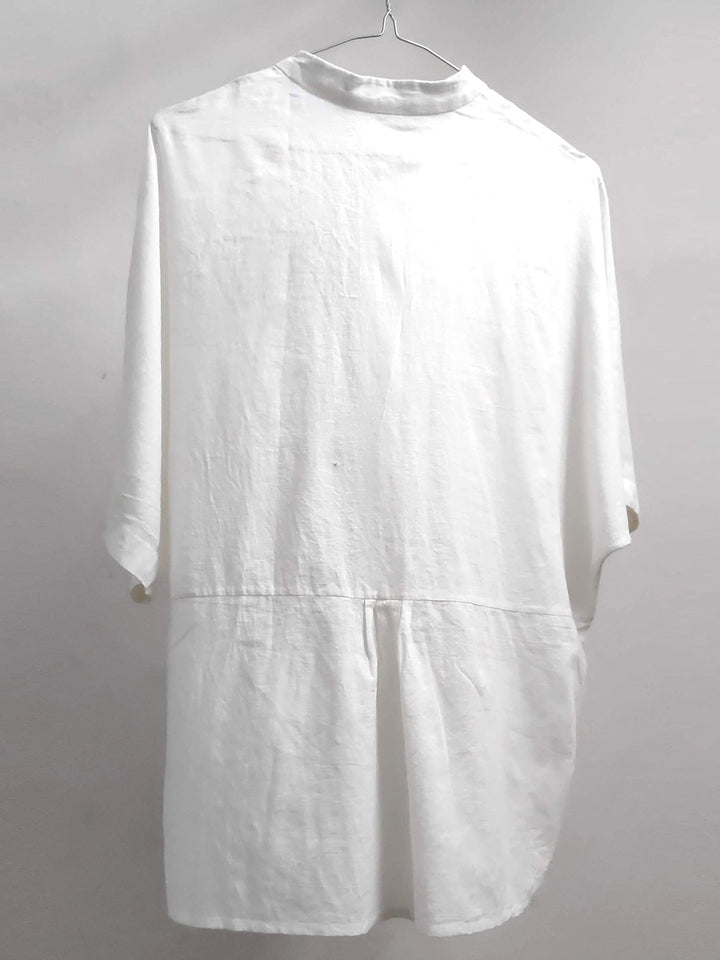 Tops & TunicsKusum Kimono Shirt Natural WhiteEarth RouteFlourish Planet