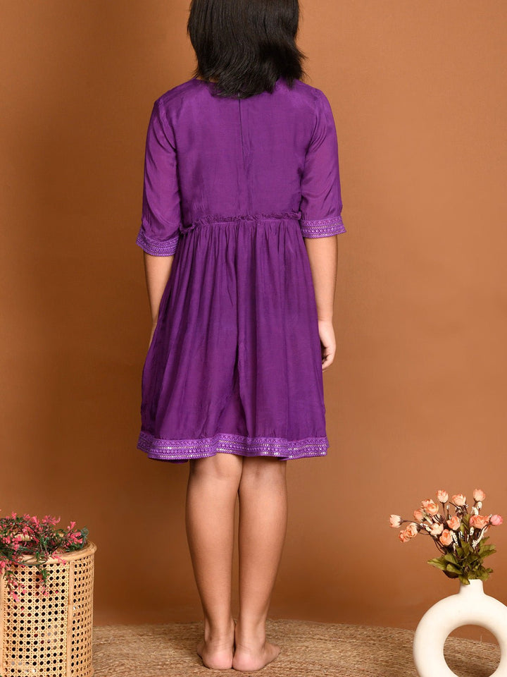 DressesLace Dress PurpleKalp