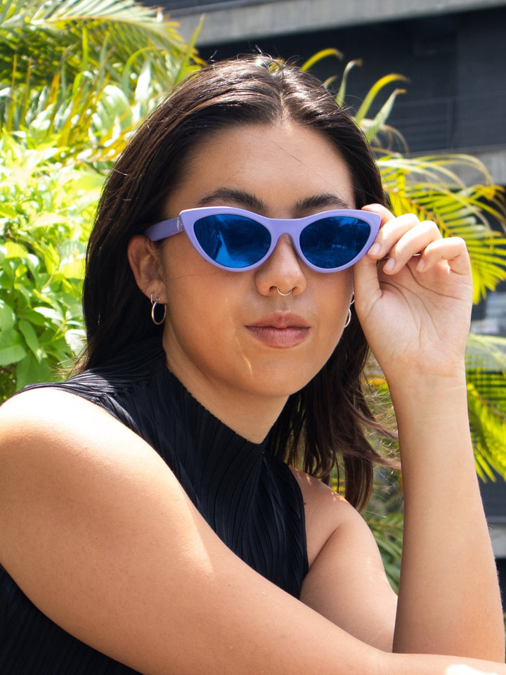Personal AccessoriesLavender Catty Blue LensWithout®Flourish Planet