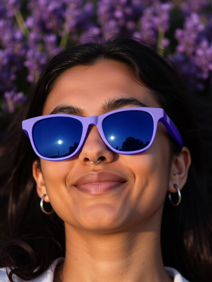 Personal AccessoriesLavender Wayfarers Blue LensWithout®Flourish Planet