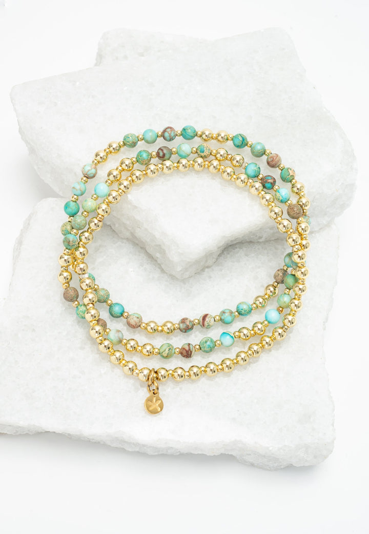 Bangles & BraceletsLight We Carry Bracelet Set in TurquoiseStarfish ProjectFlourish Planet