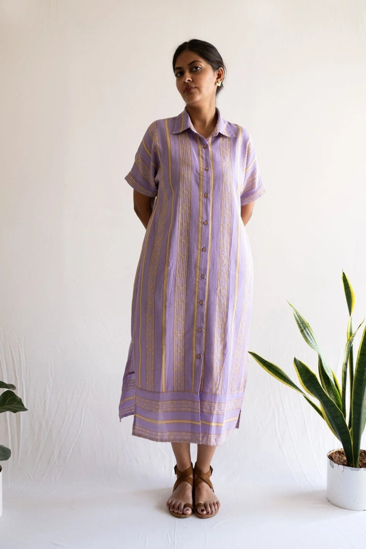 DressesLilac Striped Shirt DressTARI - The Loom TheoryFlourish Planet