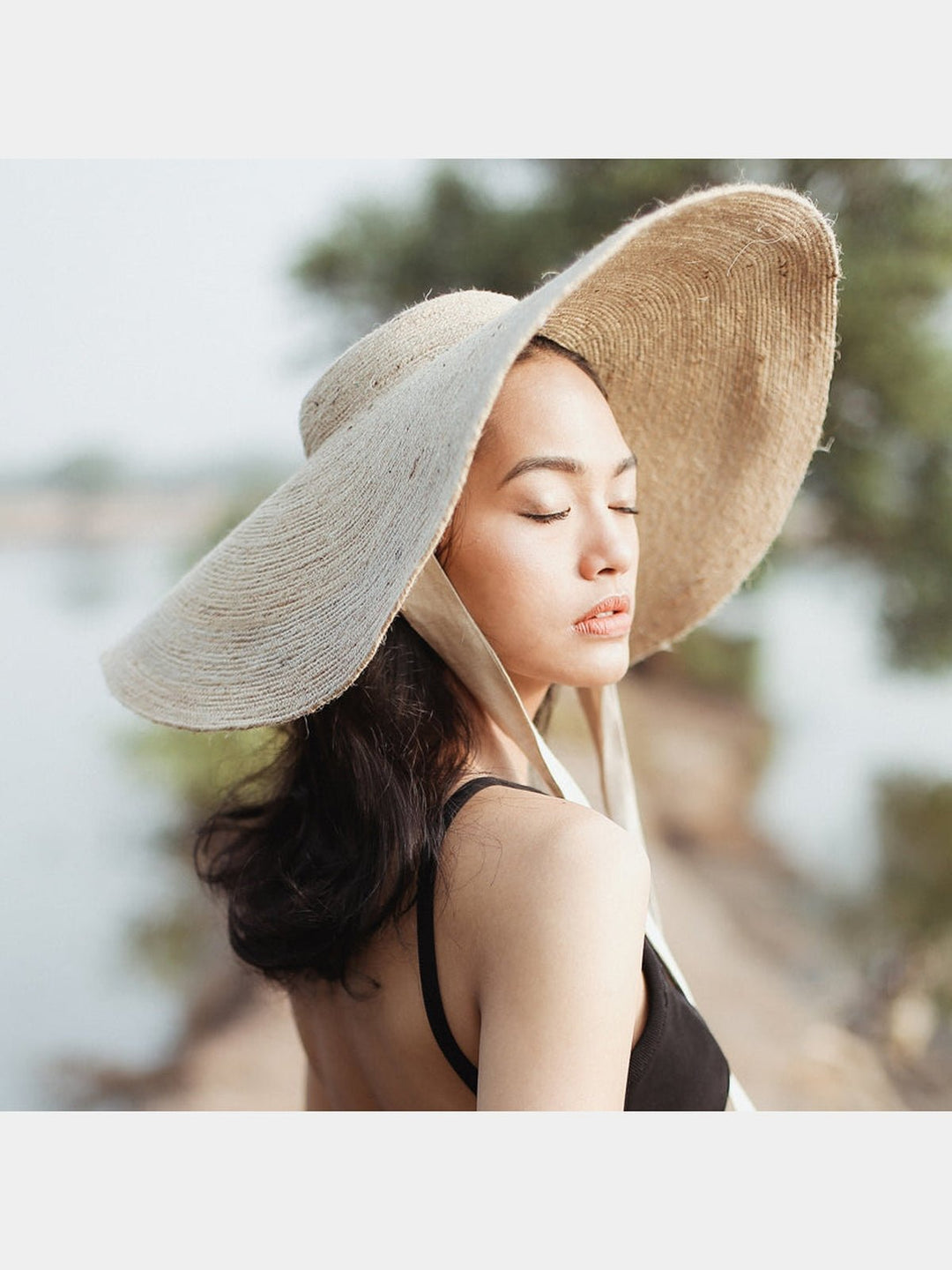 Personal AccessoriesLOLA Wide Brim Jute Straw Hat In Natural BeigeBrunnaCo