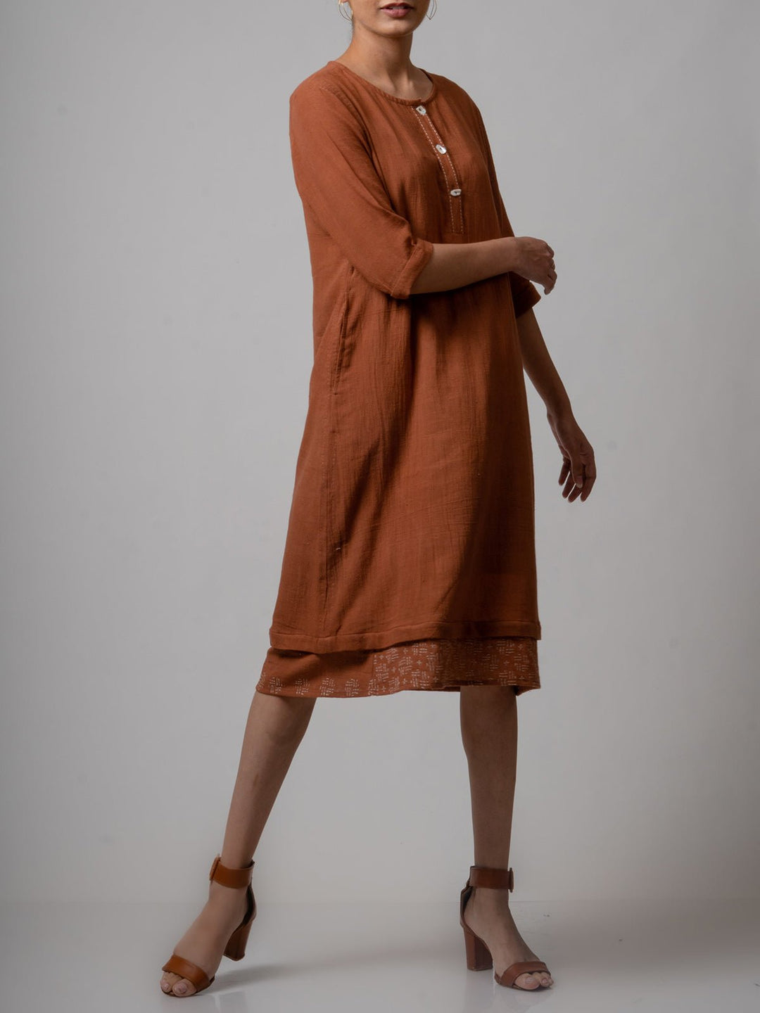 TopsLong Shirt RustLafaaniFlourish Planet