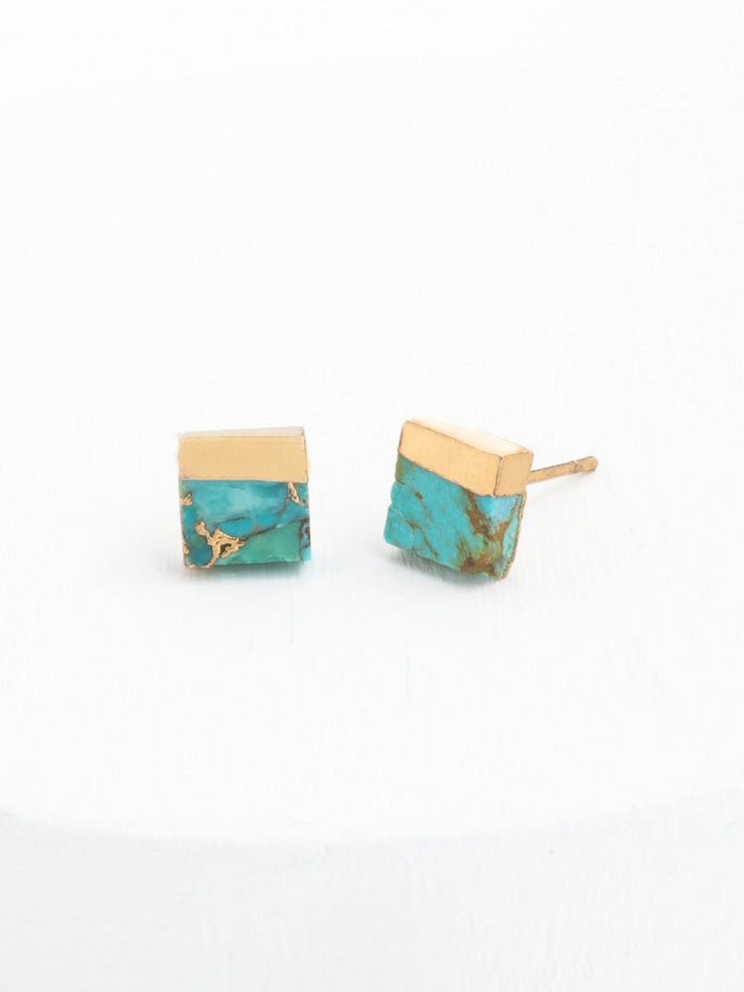 JewelryLorena Square Turquoise Stud EarringsStarfish Project