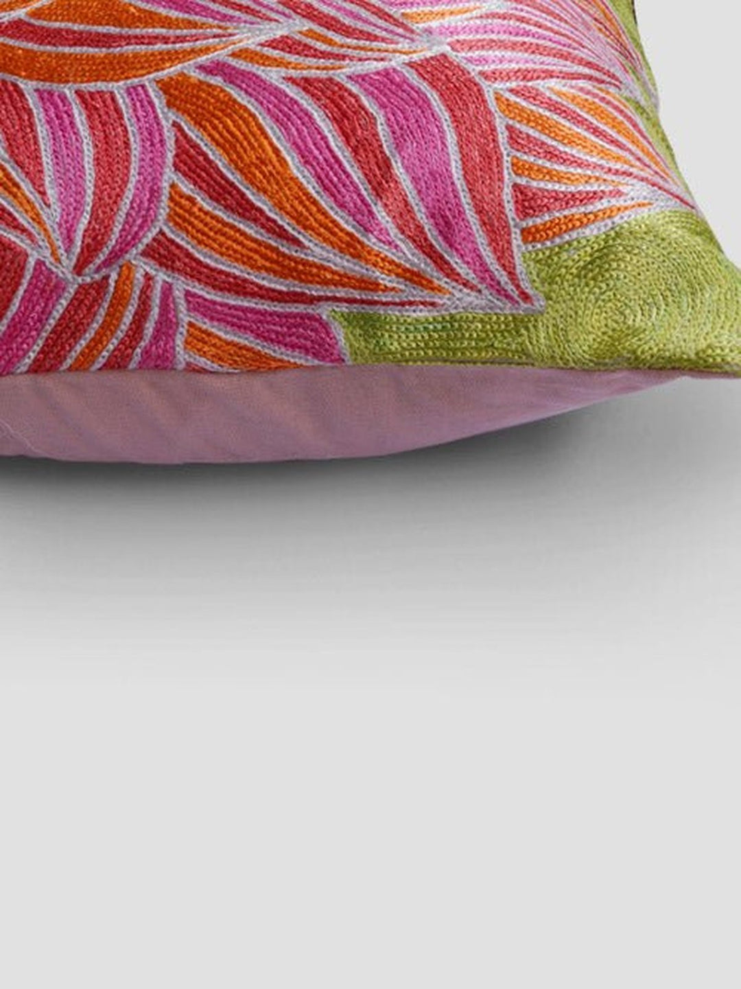 Bed and LivingLotus Chainstitch Embroidered Cushion CoverZaina