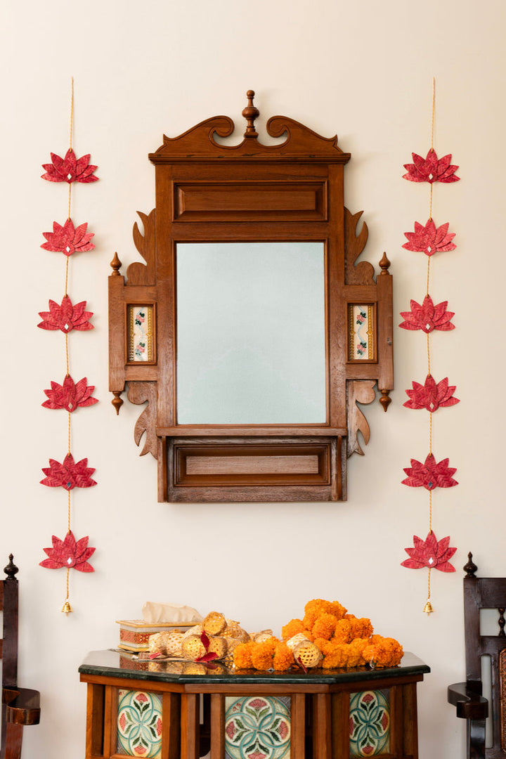 Home DecorLotus Handcrafted Bamboo Door / Wall Hanging - set of 2GreenkraftFlourish Planet