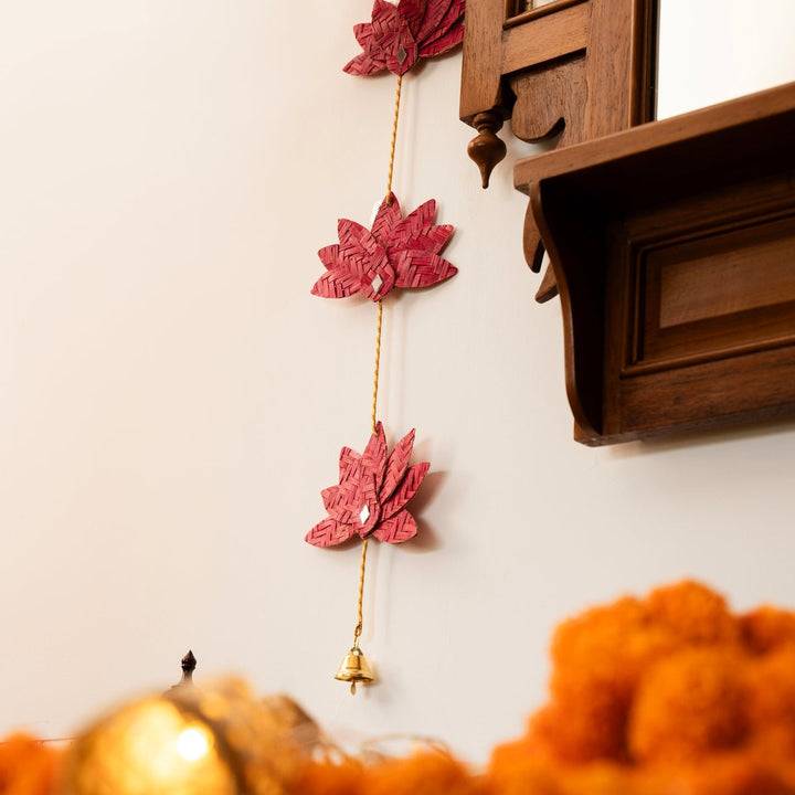 Home DecorLotus Handcrafted Bamboo Door / Wall Hanging - set of 2GreenkraftFlourish Planet