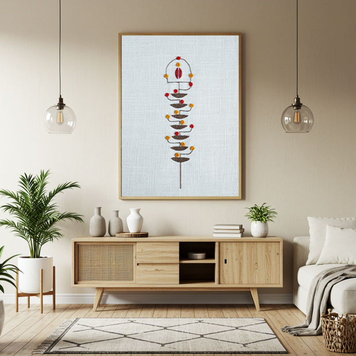 Home DecorManomay Divine Lamp Wall art UnframedVenusFlourish Planet