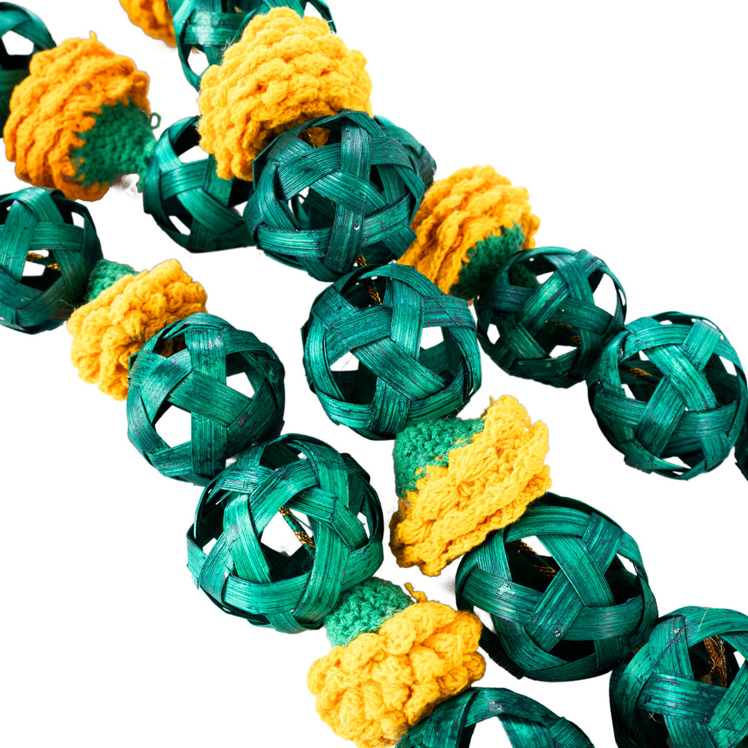 Home DecorMarigold Handcrafted Bamboo Door / Wall Hanging - set of 2GreenkraftFlourish Planet