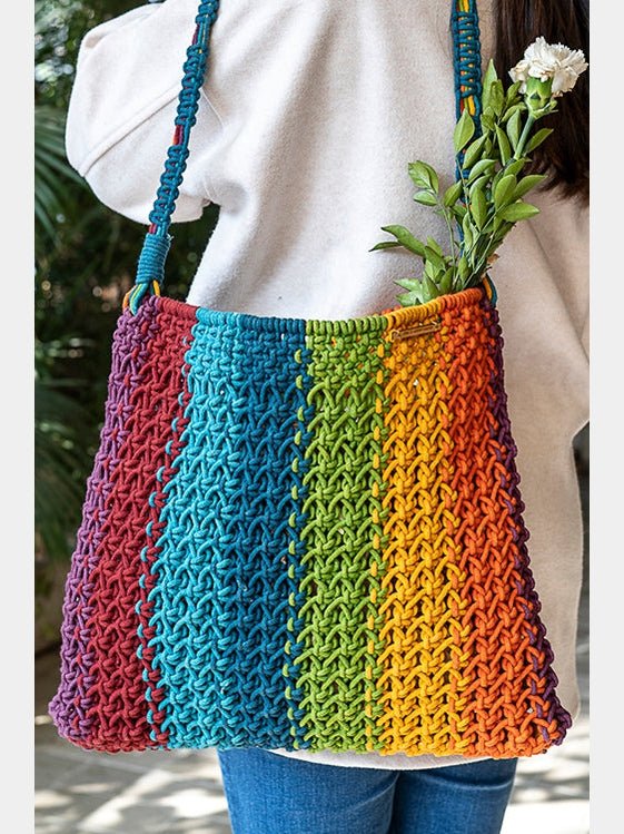 BagsMaya Striped Hand - Knotted ToteOne 'O' Eight KnotsFlourish Planet