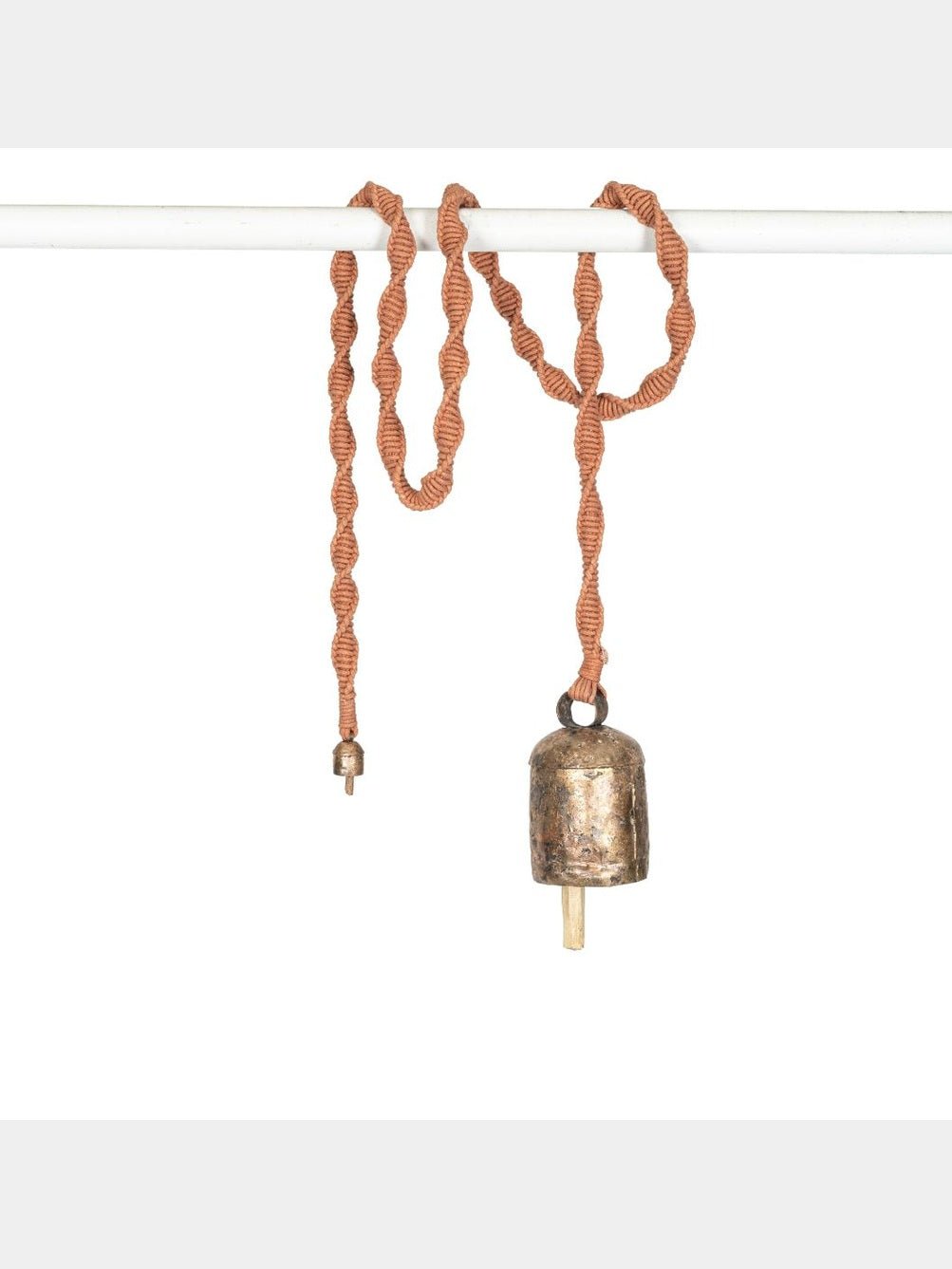 Home DecorMeander Hand - Knotted Wind Chime with Metal Bell(Long)One 'O' Eight KnotsFlourish Planet