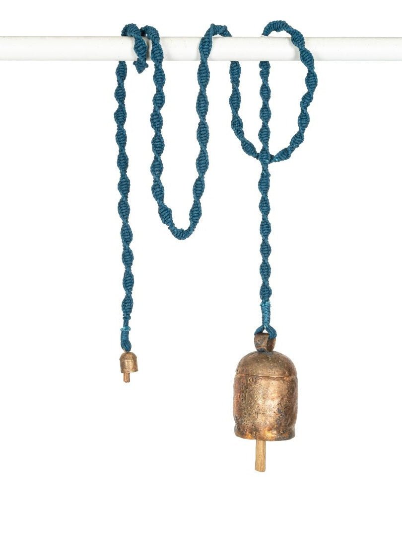 Home DecorMeander Hand - Knotted Wind Chime with Metal Bell(Long)One 'O' Eight KnotsFlourish Planet
