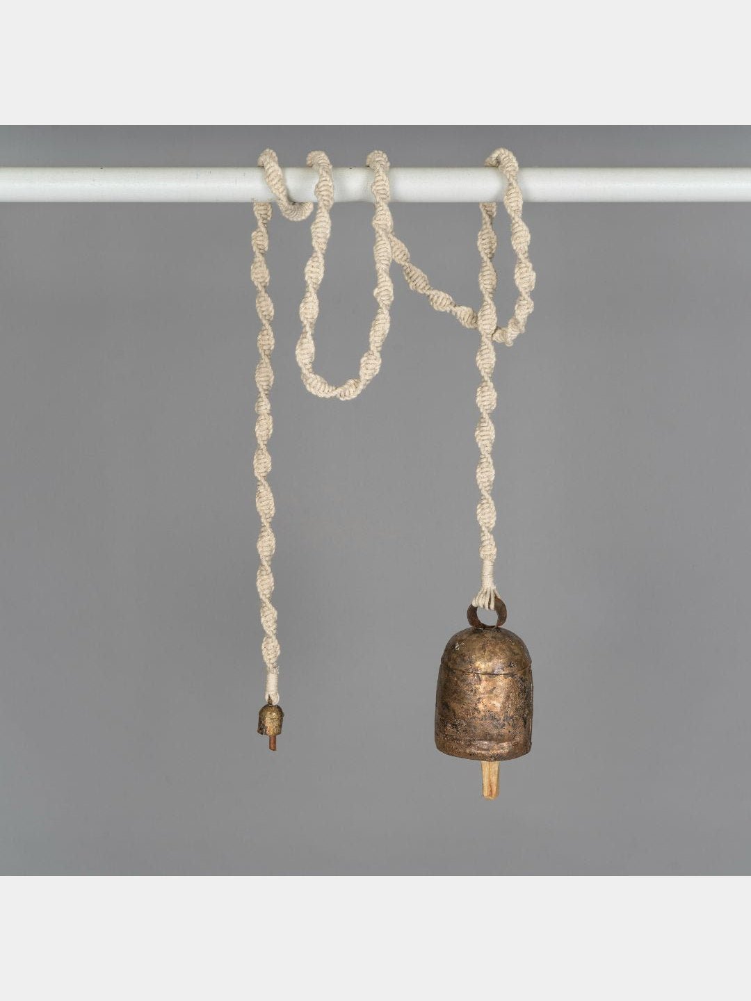 Home DecorMeander Hand - Knotted Wind Chime with Metal Bell(Long)One 'O' Eight KnotsFlourish Planet