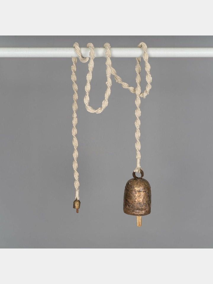 Home DecorMeander Hand - Knotted Wind Chime with Metal Bell(Long)One 'O' Eight KnotsFlourish Planet