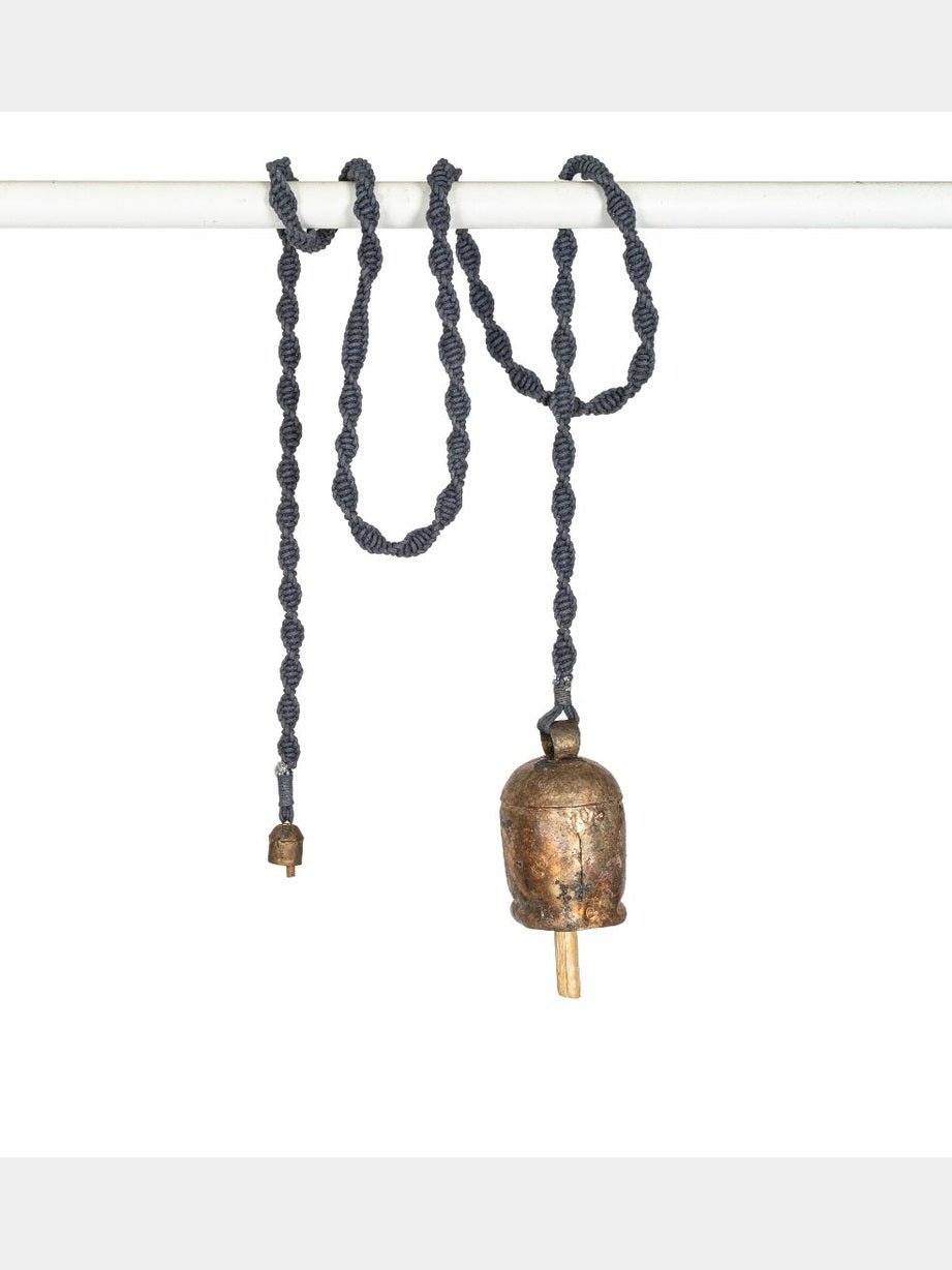 Home DecorMeander Hand - Knotted Wind Chime with Metal Bell(Long)One 'O' Eight KnotsFlourish Planet
