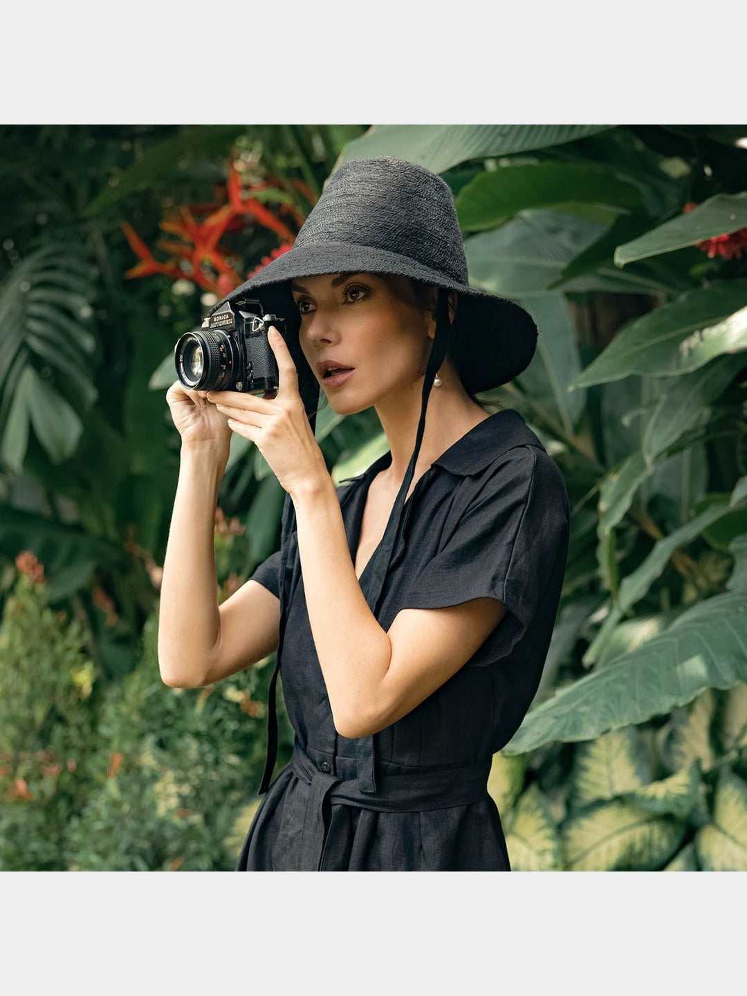 Personal AccessoriesMEG Jute Straw Hat In BlackBrunnaCo