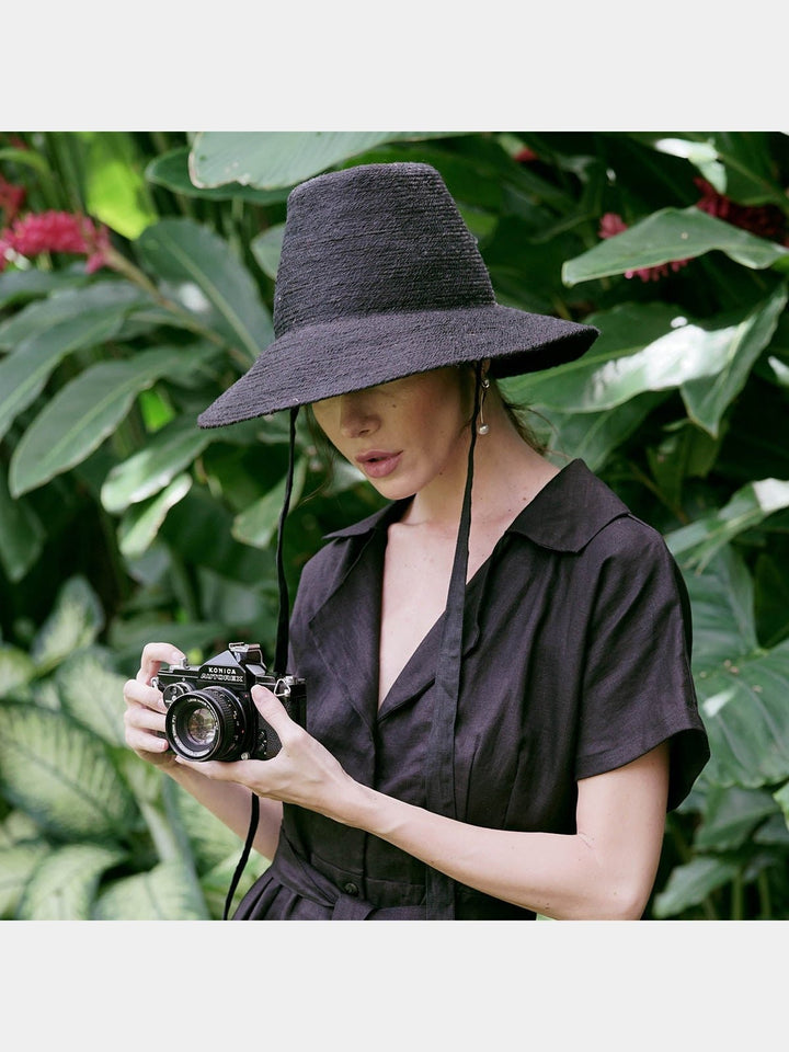 Personal AccessoriesMEG Jute Straw Hat In BlackBrunnaCo