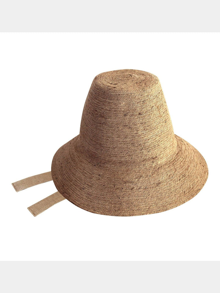 Personal AccessoriesMEG Jute Straw Hat In Nude BeigeBrunnaCo