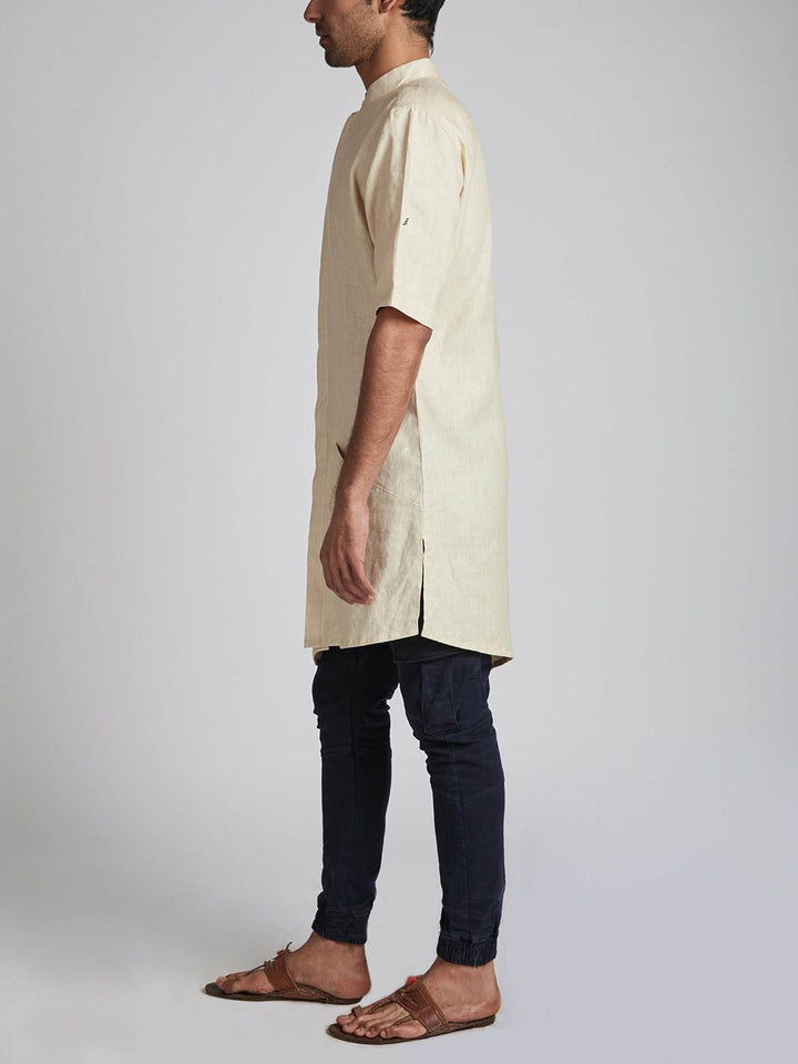 Shirts & T-shirtsMetamorphosis Kurta BeigeB LabelFlourish Planet