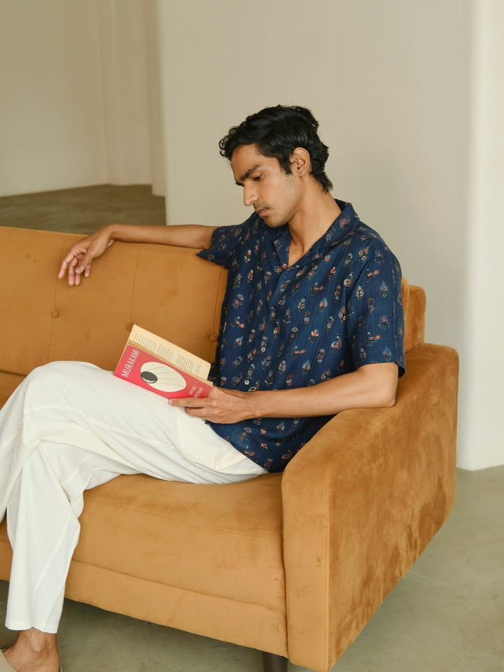 Shirts & T-ShirtsMidnight Block Print ShirtSomething SustainableFlourish Planet