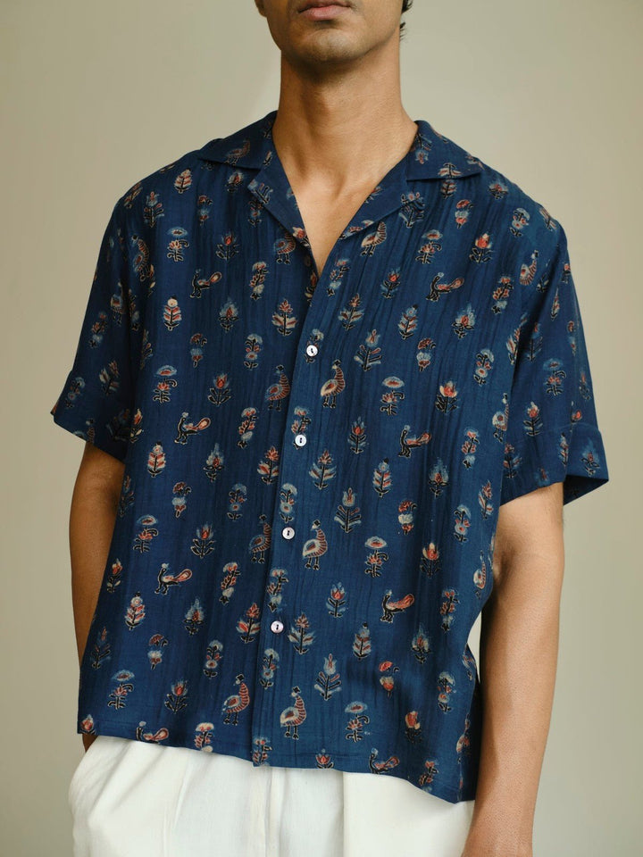 Shirts & T-ShirtsMidnight Block Print ShirtSomething SustainableFlourish Planet